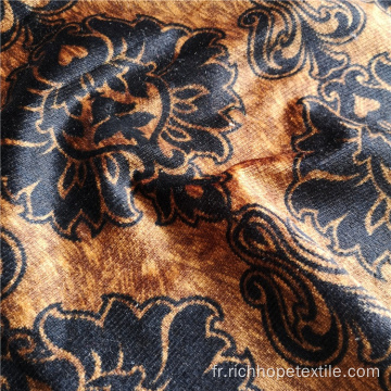 Tissu de rideau de style africain imprimé populaire 100% polyester